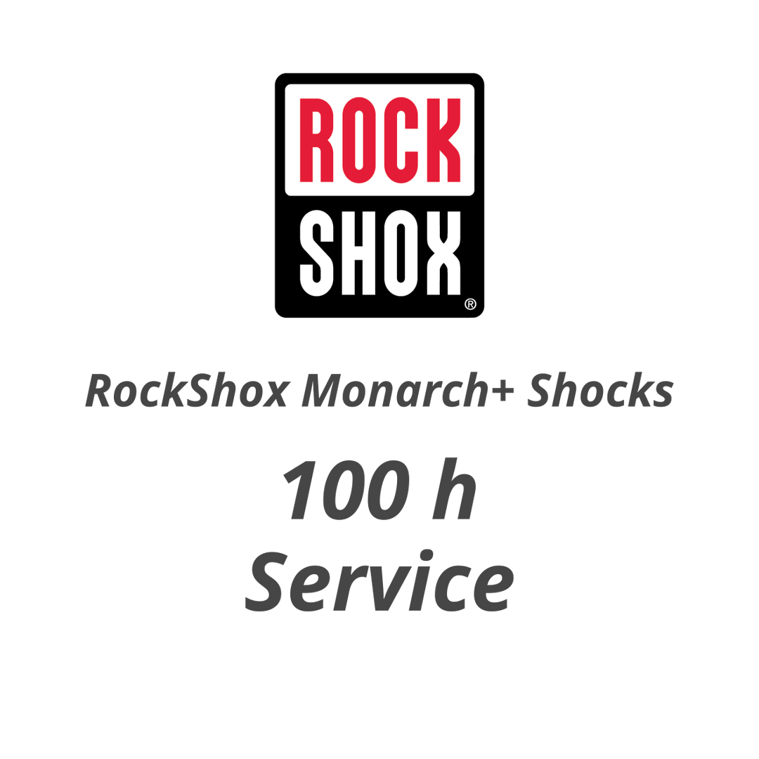100 h or annual Service RockShox Monarch+ - Flow Suspension -