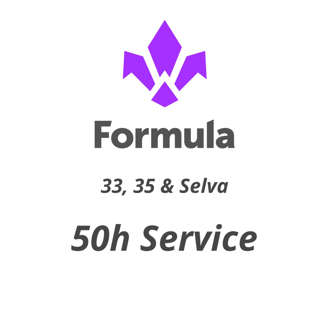 50 h Formula 33, 35 and Selva Fork Service - Flow Suspension -