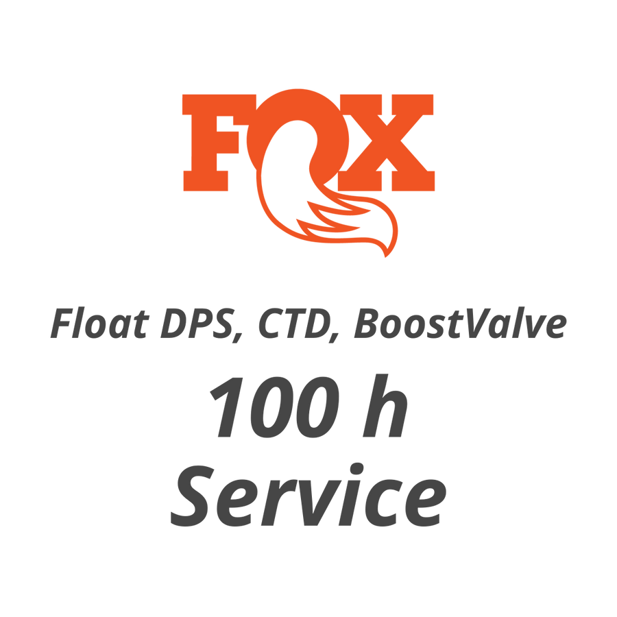 100 h or annual Service Fox Float DPS, CTD or BoostValve - Flow Suspension - 
