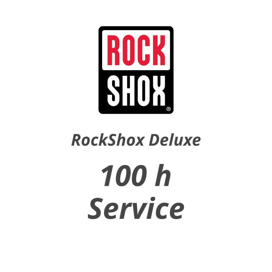 100 h or annual Service RockShox Deluxe - Flow Suspension - 