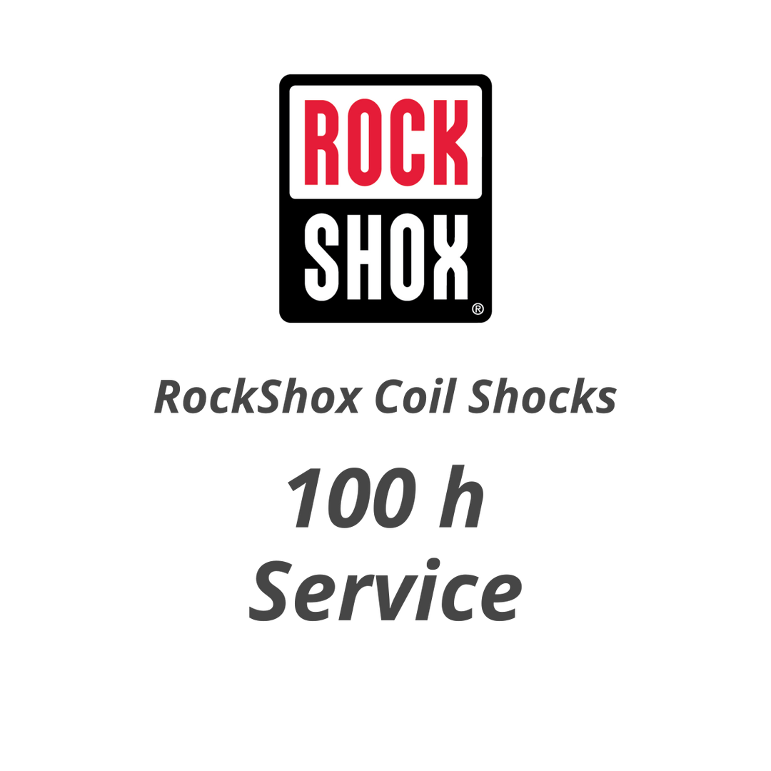 100 h or annual Service RockShox Coil Shocks