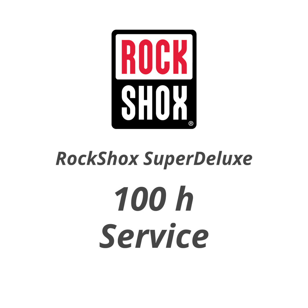 100 h or annual Service RockShox SuperDeluxe